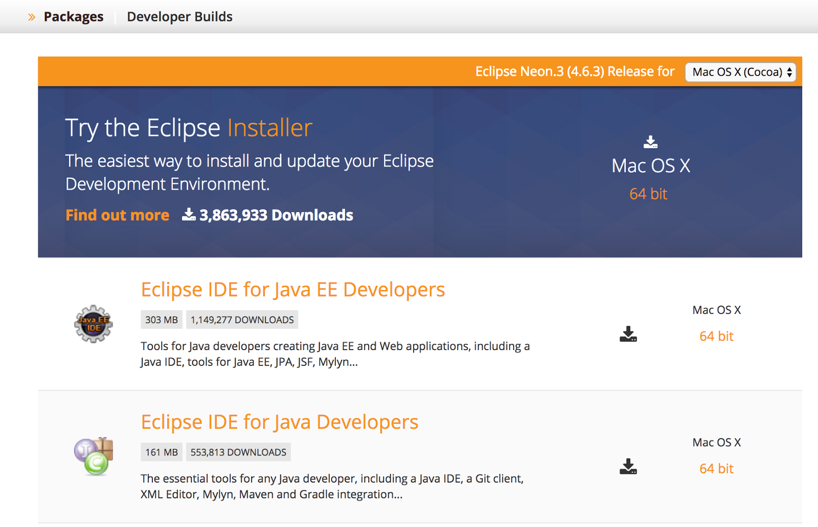 Download eclipse neon for windows